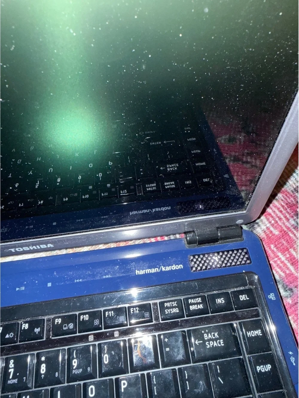 Toshiba Lightening design blue computer school kids work